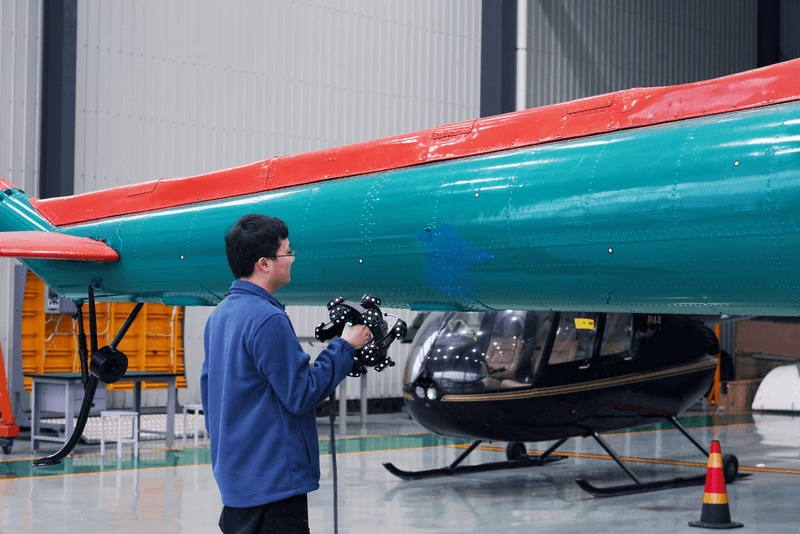 飛機3D掃描檢測